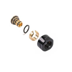 Raccord De Sèche-serviette Pour Tube Multicouche -Sèche-Serviettes adaptateur multicouche noir brillant