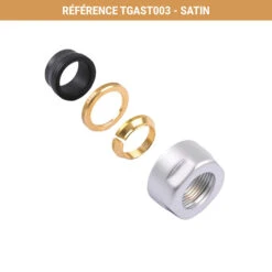 Raccord De Sèche-serviette Pour La Tuyauterie En Cuivre -Sèche-Serviettes adaptateur satin secheserviette