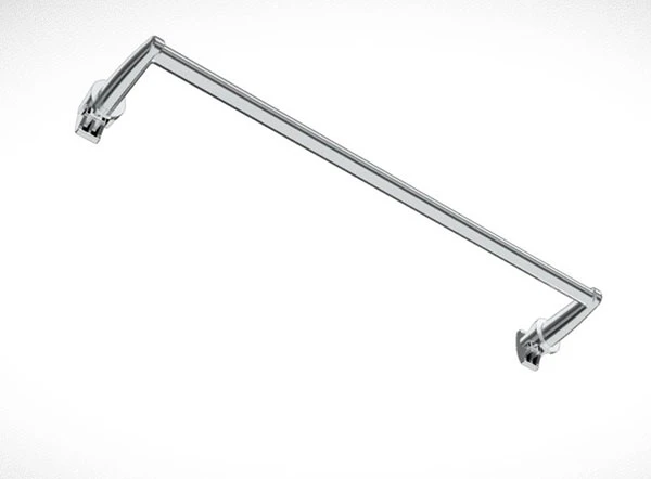 Porte Serviette Mural Droit - Chromé 4 Porte Serviette Mural Droit - Chromé – Image 2