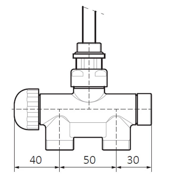 Vanne Droite + Tube D'immersion: Départ/Retour Du Sol 4 Vanne Droite + Tube D'immersion: Départ/Retour Du Sol – Image 2