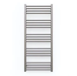 Sèche-serviette Mixte - Gris Taupe - Raccordement Aux Extrémités - Grand Fiona