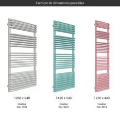 Sèche-serviette électrique - Couleur Au Choix - Raccordement à Droite - Tytus/E8 7 Sèche-serviette électrique - Couleur Au Choix - Raccordement à Droite - Tytus/E8 -Sèche-Serviettes gamme grand seche serviettes tytus couleur