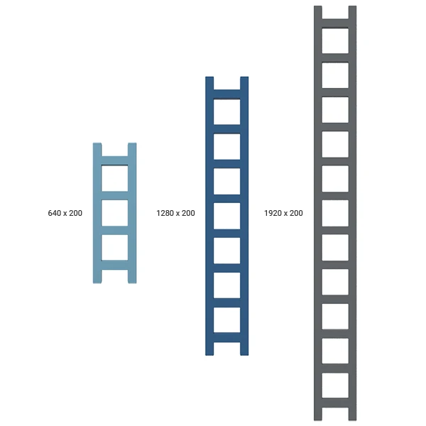 Sèche-serviette Mixte - Couleur Au Choix - Raccordement Aux Extrémités - Easy/V2 4 Sèche-serviette Mixte - Couleur Au Choix - Raccordement Aux Extrémités - Easy/V2 – Image 2