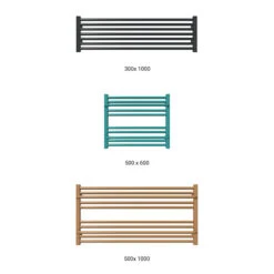 Sèche-serviette Horizontal - Chauffage Central - Couleur Au Choix - Raccordement Aux Extrémités - Lima/SX -Sèche-Serviettes gamme seche serviette horizontal lima couleur