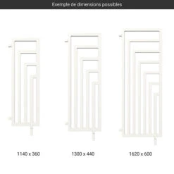 Sèche-serviette Mixte - Blanc - Angus DW/Y1B -Sèche-Serviettes gamme seche serviettes angus dw blanc