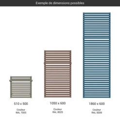Sèche-serviette électrique - Couleur Au Choix - Raccordement à Droite - City/E8 7 Sèche-serviette électrique - Couleur Au Choix - Raccordement à Droite - City/E8 -Sèche-Serviettes gamme seche serviettes city couleur 2