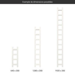 Sèche-serviette étroit - Électrique - Blanc - Raccordement à Gauche -Easy/E1 -Sèche-Serviettes gamme seche serviettes etroit easy blanc 2