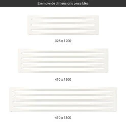 Sèche-serviette Horizontal Blanc - Chauffage Central - Raccordement Aux Extrémités - Aéro/SXB 6 Sèche-serviette Horizontal Blanc - Chauffage Central - Raccordement Aux Extrémités - Aéro/SXB -Sèche-Serviettes gamme seche serviettes horizontal aero blanc