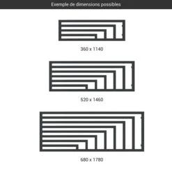 Sèche-serviette Horizontal Mixte Noir - Raccordement à Gauche - Angus/Y2N 7 Sèche-serviette Horizontal Mixte Noir - Raccordement à Gauche - Angus/Y2N -Sèche-Serviettes gamme seche serviettes horizontal angus noir 1