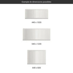 Sèche-serviette Horizontal - Chauffage Central - Blanc - Raccordement à Gauche - Delfin/YLB 6 Sèche-serviette Horizontal - Chauffage Central - Blanc - Raccordement à Gauche - Delfin/YLB -Sèche-Serviettes gamme seche serviettes horizontal delfin blanc