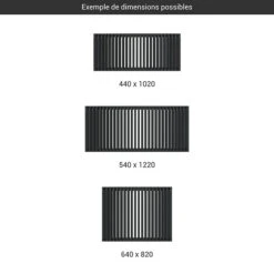 Sèche-serviette Horizontal - Chauffage Central - Noir Mat - Raccordement à Gauche - Delfin/YLN -Sèche-Serviettes gamme seche serviettes horizontal delfin noir