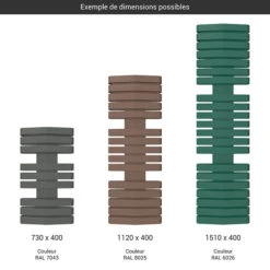 Sèche-serviette Chauffage Central - Couleur Au Choix - Raccordement Au Centre - Irond/ZX/400 7 Sèche-serviette Chauffage Central - Couleur Au Choix - Raccordement Au Centre - Irond/ZX/400 -Sèche-Serviettes gamme seche serviettes iron d 400 couleur 1