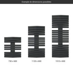 Sèche-serviette Chauffage Central - Noir Mat - Raccordement Au Centre - Irond/ZXN/600 7 Sèche-serviette Chauffage Central - Noir Mat - Raccordement Au Centre - Irond/ZXN/600 -Sèche-Serviettes gamme seche serviettes iron d 600 noir 1