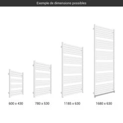 Sèche-serviette Chromé - Chauffage Central - Raccordement Au Centre - Marlin/ZX 7 Sèche-serviette Chromé - Chauffage Central - Raccordement Au Centre - Marlin/ZX -Sèche-Serviettes gamme seche serviettes marlin chrome 2