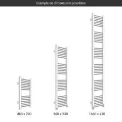 Sèche-Serviettes -Sèche-Serviettes gamme seche serviettes mike 230 chrome