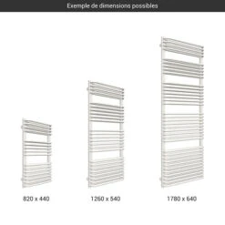 Sèche-serviette Chauffage Central - Blanc - Raccordement Au Centre - Tytus/ZXB 6 Sèche-serviette Chauffage Central - Blanc - Raccordement Au Centre - Tytus/ZXB -Sèche-Serviettes gamme seche serviettes tytus blanc 1