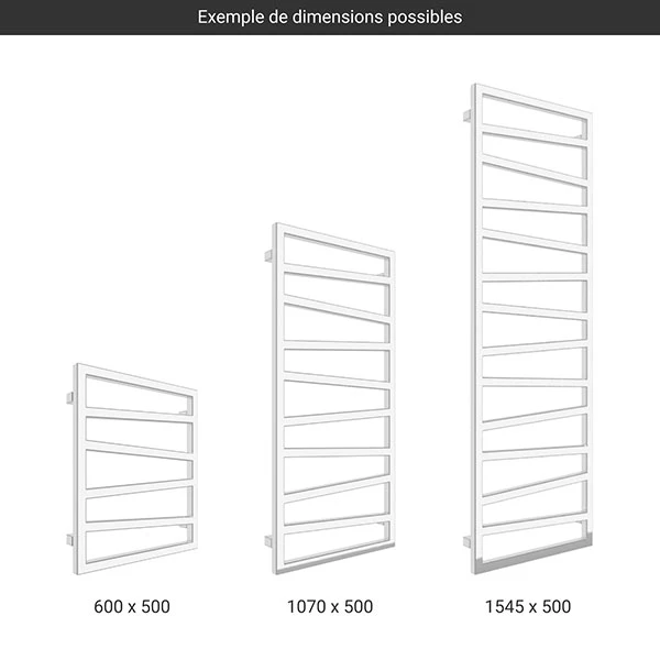 Sèche-serviette Chromé Mixte - Raccordement Aux Extrémités - Zigzag/V2 4 Sèche-serviette Chromé Mixte - Raccordement Aux Extrémités - Zigzag/V2 – Image 2