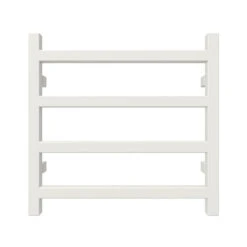 Petit Sèche-serviette électrique Blanc - Raccordement à Droite - Simple/E8B -Sèche-Serviettes petit seche serviette simple blanc 1