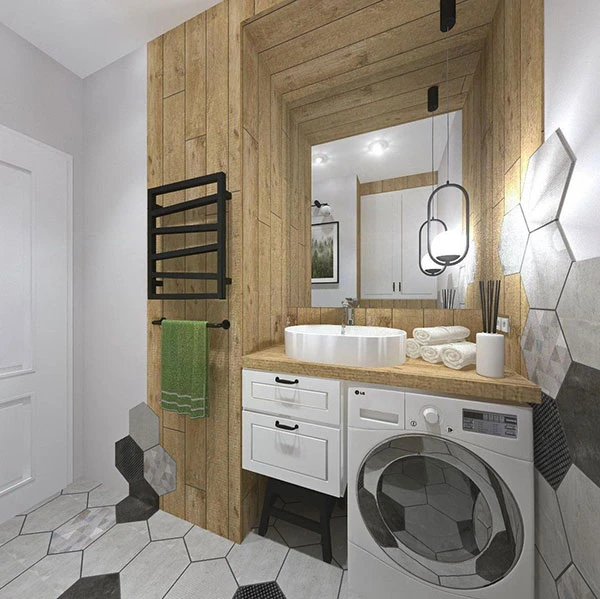 Petit Sèche-serviette Mixte Noir - Raccordement Aux Extrémités - Zigzag/V2N 5 Petit Sèche-serviette Mixte Noir - Raccordement Aux Extrémités - Zigzag/V2N – Image 3