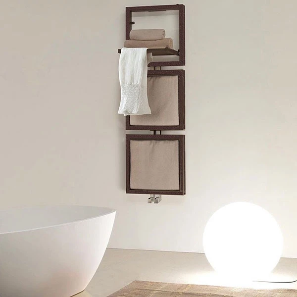 Sèche-serviette Eau Chaude - Couleurs Pastel - 3 Tablettes D'étendage - Tris 6 Sèche-serviette Eau Chaude - Couleurs Pastel - 3 Tablettes D'étendage - Tris – Image 4