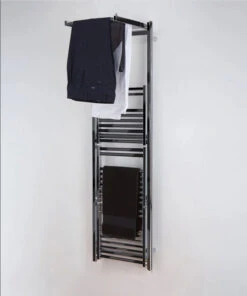 Sèche-serviette Eau Chaude Noir - 2 à 4 Tablettes D'étendage - Stendy