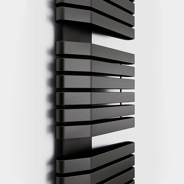 Sèche-serviette électrique Noir Mat - Raccordement à Droite - Iron S/E8N 5 Sèche-serviette électrique Noir Mat - Raccordement à Droite - Iron S/E8N – Image 3