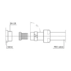Raccord De Sèche-serviette Pour PER -Sèche-Serviettes schema adaptateur pex