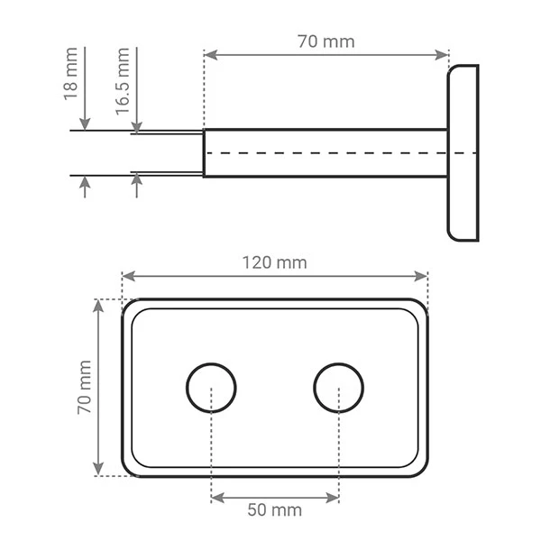 Element De Masquage Chromé - Entraxe 50mm (ZX, Z1, Z8) 3 Element De Masquage Chromé - Entraxe 50mm (ZX, Z1, Z8) – Image 2