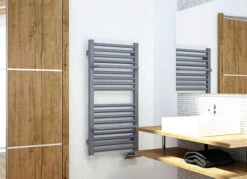 Sèche-serviette Mixte - Gris Trafic A - Raccordement Aux Extrémités - Lima/V2 7 Sèche-serviette Mixte - Gris Trafic A - Raccordement Aux Extrémités - Lima/V2 -Sèche-Serviettes sdb scandinave radiateur gris trafic lima