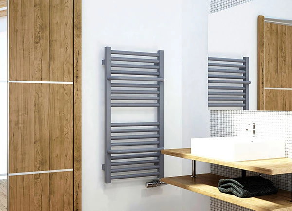 Sèche-serviette Mixte - Gris Trafic A - Raccordement Aux Extrémités - Lima/V2 5 Sèche-serviette Mixte - Gris Trafic A - Raccordement Aux Extrémités - Lima/V2 – Image 3