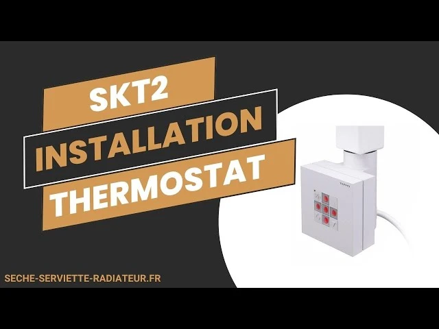 Thermostat Pour Sèche-serviette électrique - Noir Mat - SKT2 6 Thermostat Pour Sèche-serviette électrique - Noir Mat - SKT2 – Image 4