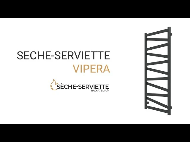 Sèche-serviette électrique - Couleur Au Choix - Raccordement à Droite - Vipera/E8 6 Sèche-serviette électrique - Couleur Au Choix - Raccordement à Droite - Vipera/E8 – Image 4