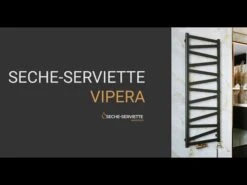 Sèche-serviette électrique Blanc - Raccordement à Droite - Vipera/E8B -Sèche-Serviettes sddefault 5