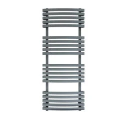 Sèche-serviette Chauffage Central - Gris Foncé Métallique - Raccordement Aux Extrémités - Kioto/SX