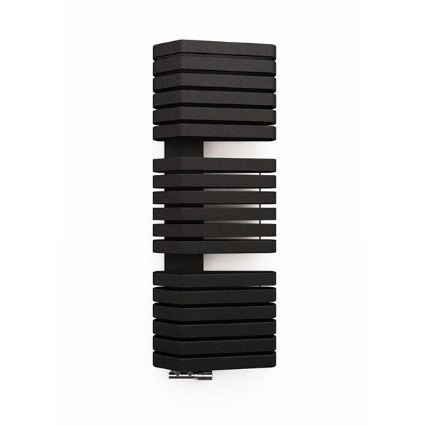 Sèche-serviette Chauffage Central - Noir Mat - Raccordement à Une Extrémité - Iron S/GDN/400 3 Sèche-serviette Chauffage Central - Noir Mat - Raccordement à Une Extrémité - Iron S/GDN/400