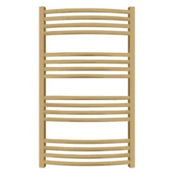 Sèche-serviette Chauffage Central - Doré - Raccordement Aux Extrémités - SX