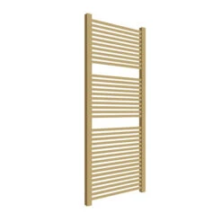 Sèche-serviette Eau Chaude Doré Raccordement Aux Extrémités - 430mm De Large