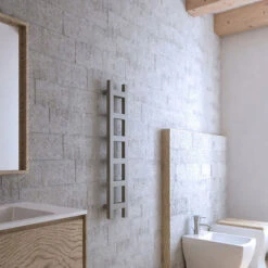 Sèche-serviette étroit - Electrique - Gris Taupe - Raccordement à Droite - Easy/E8 8 Sèche-serviette étroit - Electrique - Gris Taupe - Raccordement à Droite - Easy/E8 -Sèche-Serviettes seche serviette easy gris gravier electrique 2