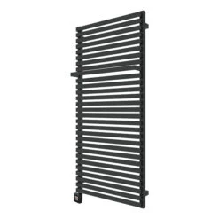 Sèche-serviette électrique Noir - Raccordement à Droite - City/E8N -Sèche-Serviettes seche serviette electrique citye1n