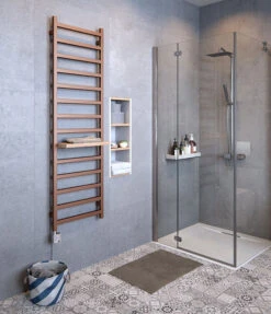 Sèche-serviette électrique - Cuivre - Raccordement à Droite - Simple/E8 7 Sèche-serviette électrique - Cuivre - Raccordement à Droite - Simple/E8 -Sèche-Serviettes seche serviette electrique cuivre simple sdb moderne 2