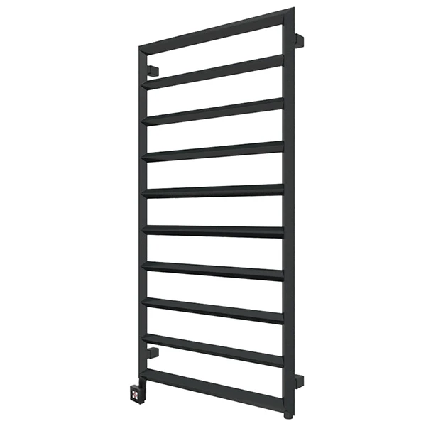 Sèche-serviette électrique Noir - Raccordement à Droite - Diamond/E8N 6 Sèche-serviette électrique Noir - Raccordement à Droite - Diamond/E8N – Image 4