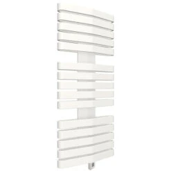 Sèche-serviette électrique Blanc - Raccordement à Droite - Iron D/E8B/500