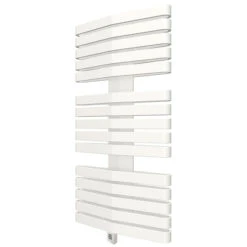 Sèche-serviette électrique Blanc - Raccordement à Droite - Iron D/E8B -Sèche-Serviettes seche serviette electrique irond600e1b