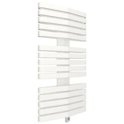 Sèche-serviette électrique Blanc - Raccordement à Droite - Iron D/E8B/600