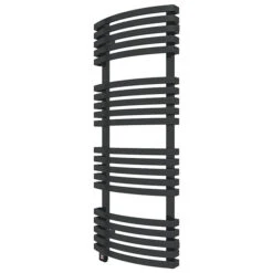 Sèche-serviette électrique Noir - Raccordement à Droite - Kioto/E8N 9 Sèche-serviette électrique Noir - Raccordement à Droite - Kioto/E8N -Sèche-Serviettes seche serviette electrique kiotoe1n