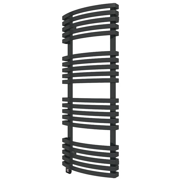 Sèche-serviette électrique Noir - Raccordement à Droite - Kioto/E8N 6 Sèche-serviette électrique Noir - Raccordement à Droite - Kioto/E8N – Image 4