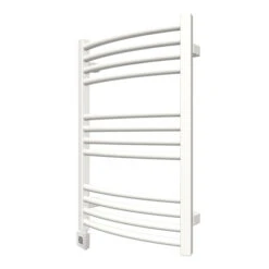 Sèche-serviette électrique Blanc - Raccordement à Droite - Lena/P/E8B -Sèche-Serviettes seche serviette electrique lenape1b