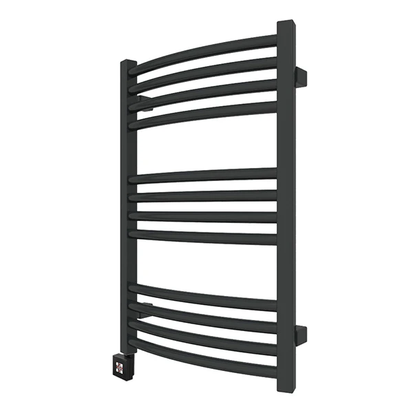 Sèche-serviette électrique Noir - Raccordement à Droite - Lena/P/E8N 6 Sèche-serviette électrique Noir - Raccordement à Droite - Lena/P/E8N – Image 4