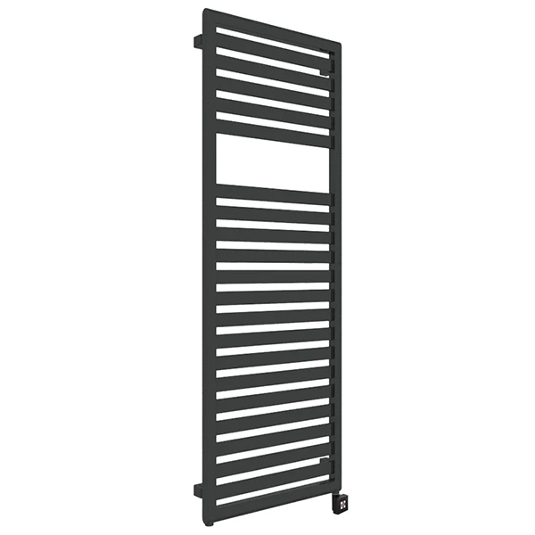 Sèche-serviette électrique Noir - Raccordement à Droite - Lukka/E8N 3 Sèche-serviette électrique Noir - Raccordement à Droite - Lukka/E8N