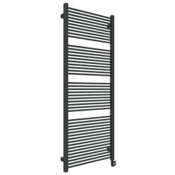 Sèche-serviette électrique Noir - Raccordement à Droite - Mike/530/E8N